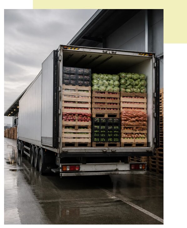 Перевозка плодоовощной продукции в Салавата по цене от 5335 р. | Агросервис-Слв